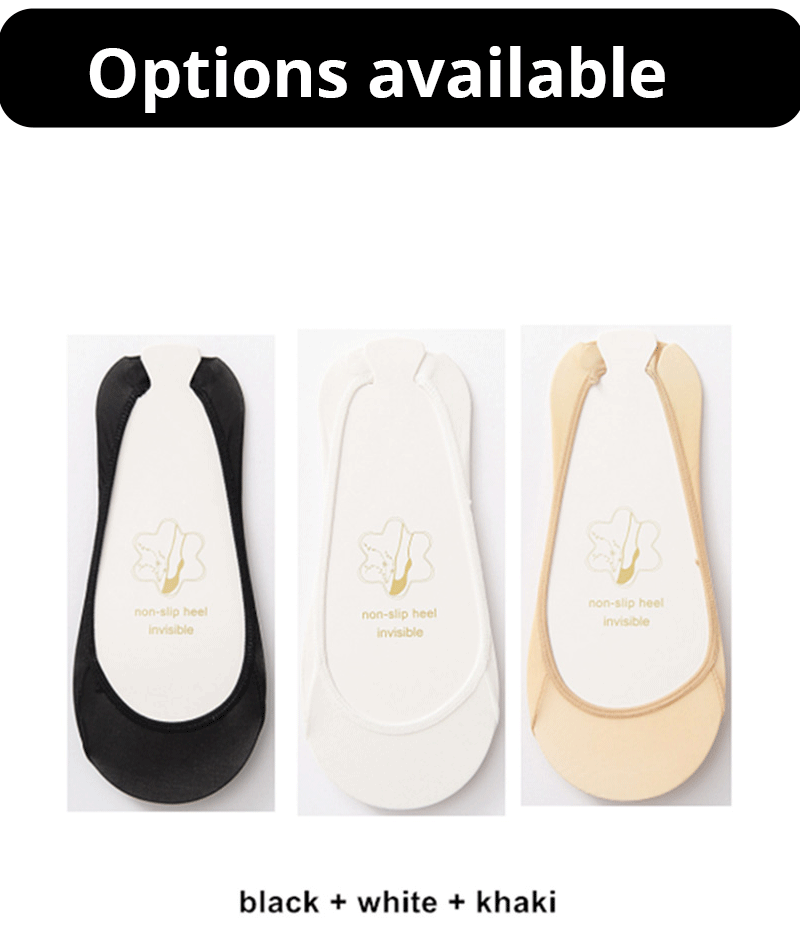 3 Pairs Invisible Boat Socks Women Summer Silicone Non Slip Socks for High Heels Shoes Ice Silk Thin Half Palm Suspender