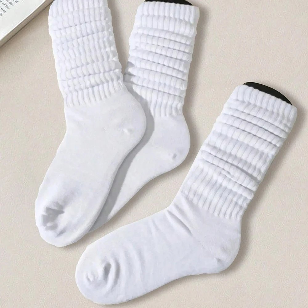 6 Pairs Pleated Mid Length Socks Women’s Fashion Lolita Bubble Socks Comfort Non Pilling Autumn Versatile Girl Pleasure Socks 6 Pairs Pleated Mid Length Socks Women's Fashion Lolita Bubble Socks Comfort Non Pilling Autumn Versatile Girl Pleasure Socks