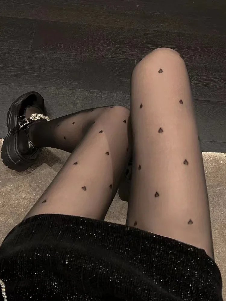 New Women's Fleece Tights Sexy Print Stockings Winter Warm Leggings Fashion High-Elastic Thermal Pantyhose Skin Effect