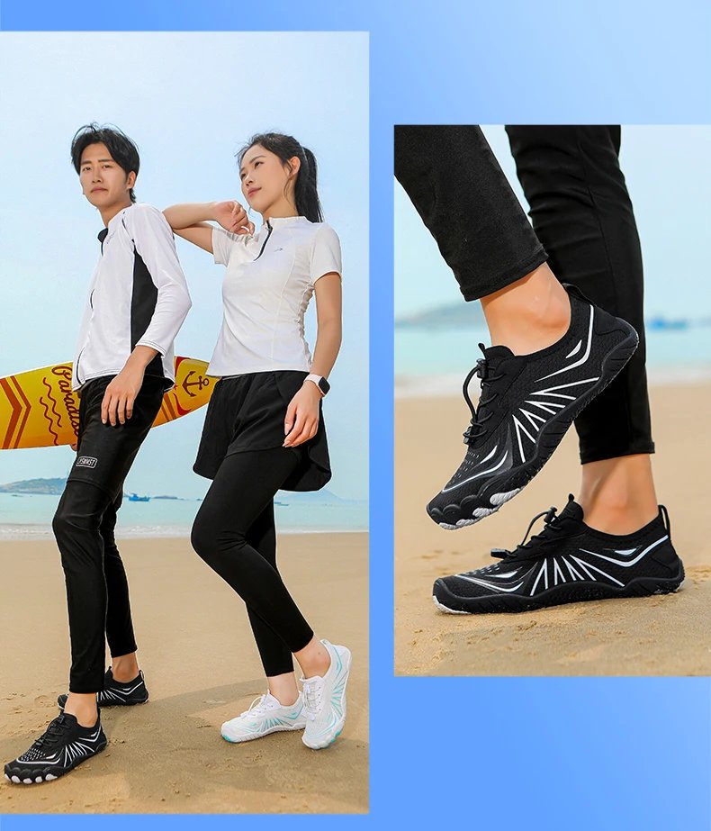 2025 new quick-drying non-slip water shoes for men and women couples, can be used for outdoor beach and indoor fitness