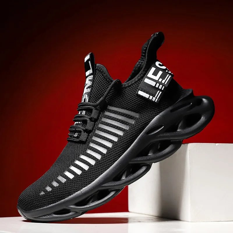 Men Shoes Comfortable Unisex Sneakers Breathable Couple Running Shoes Women Tenis Sports Shoe Size 36-46 White Walking Sneakers