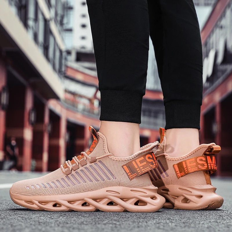 Men Shoes Comfortable Unisex Sneakers Breathable Couple Running Shoes Women Tenis Sports Shoe Size 36-46 White Walking Sneakers