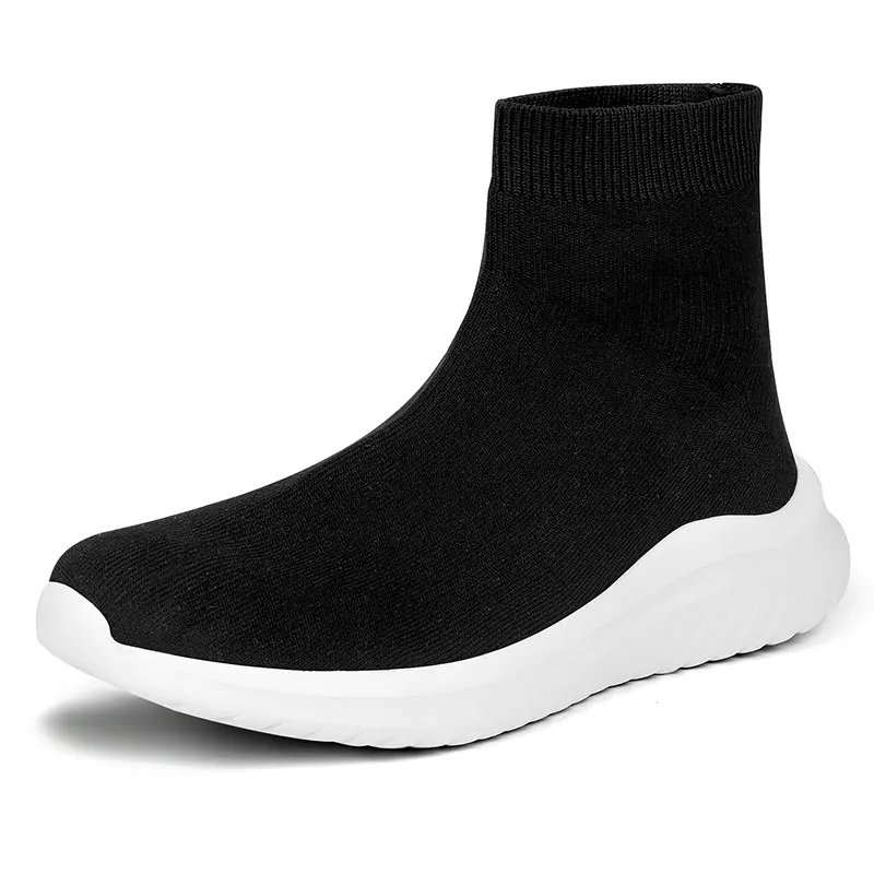 High-top Sock Sneakers Men Trendy Hip-hop Sports Shoes Women Mesh Breathable Jogging Shoes Oversize Walking Shoes Male Footwear