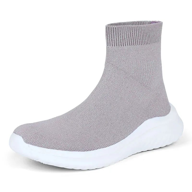 High-top Sock Sneakers Men Trendy Hip-hop Sports Shoes Women Mesh Breathable Jogging Shoes Oversize Walking Shoes Male Footwear