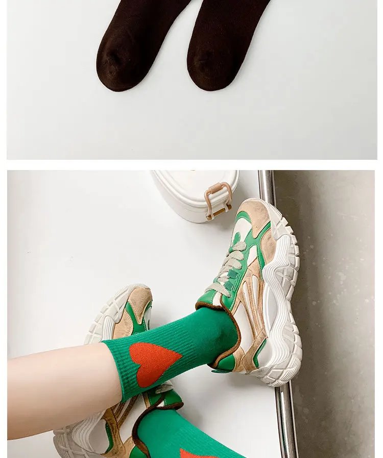 Autumn and Winter New Socks Women Love Korean Men and Women Couples in Cotton Socks Funny Socks