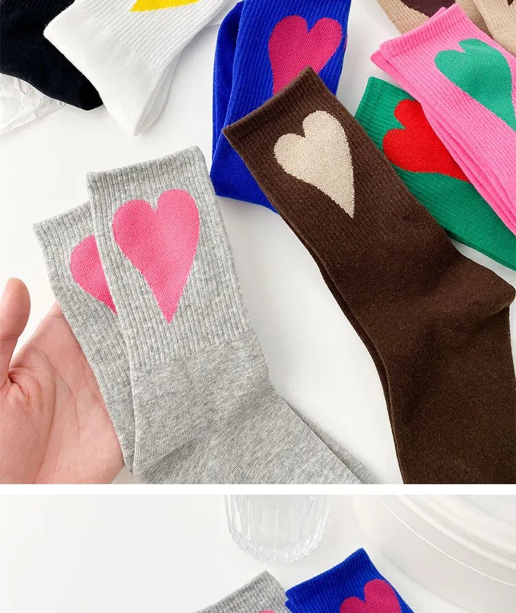 Autumn and Winter New Socks Women Love Korean Men and Women Couples in Cotton Socks Funny Socks