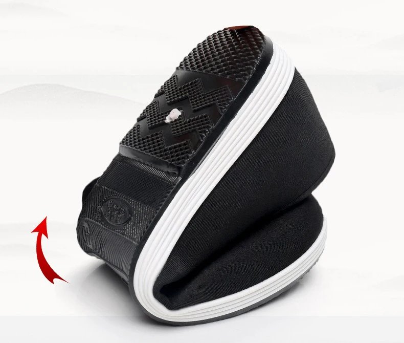 Men's Traditional Chinese Kung Fu Cotton Cloth Shoes Tai-chi Martial Art Training Sneakers Breathable Wearable Sport Footwear