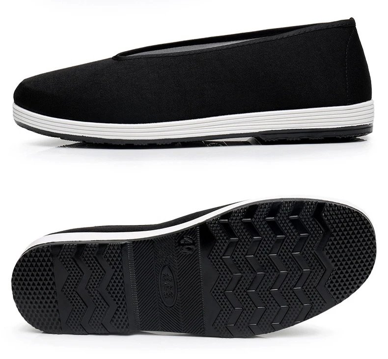 Men's Traditional Chinese Kung Fu Cotton Cloth Shoes Tai-chi Martial Art Training Sneakers Breathable Wearable Sport Footwear