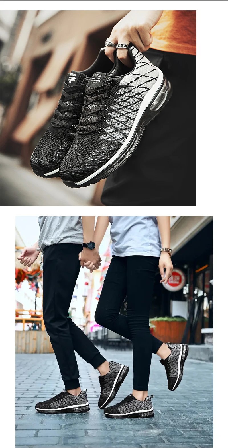 Men Running Shoes Fashion Breathable Outdoor Male Sports Shoes Sneakers Women Comfortable Athletic Footwear