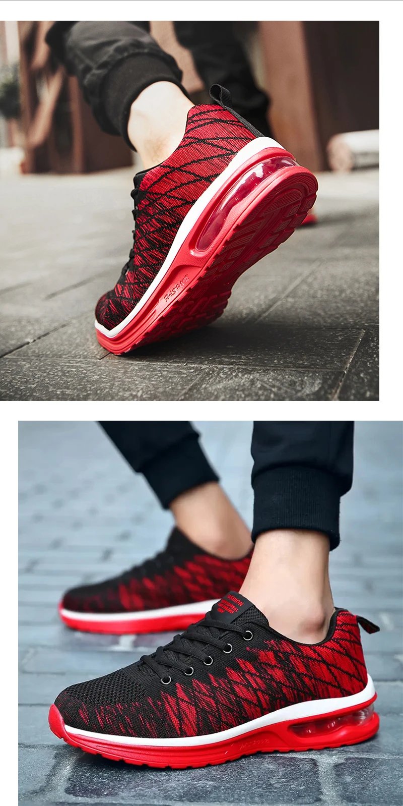 Men Running Shoes Fashion Breathable Outdoor Male Sports Shoes Sneakers Women Comfortable Athletic Footwear