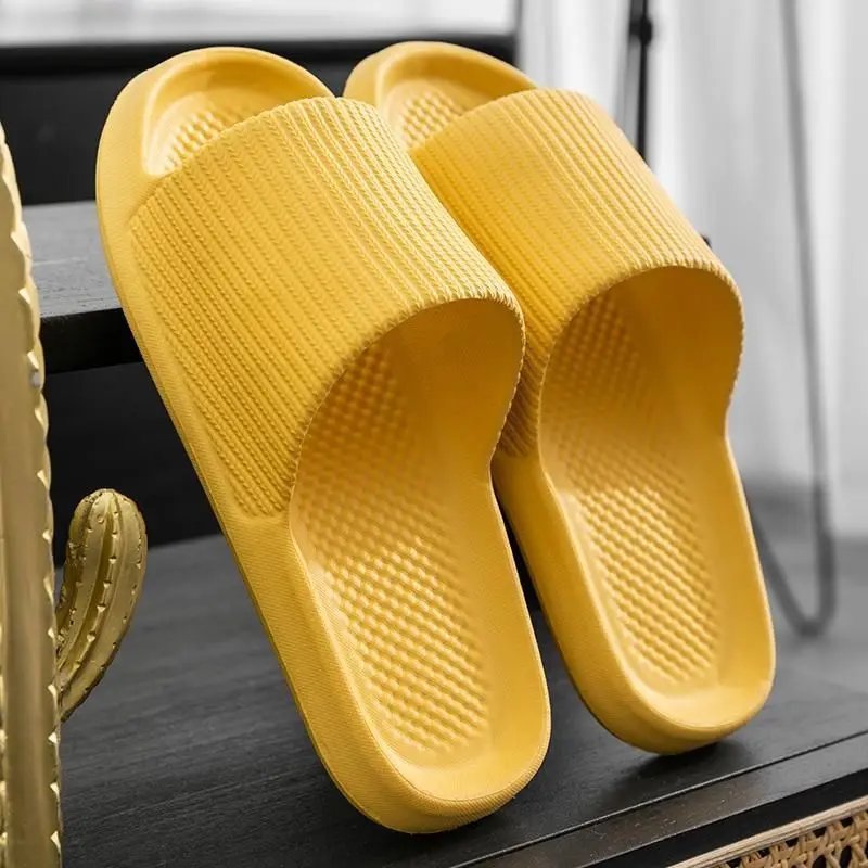 Indoor Home Slippers for Women And Men Non-Slip Silent Spring Summer Bathroom Guest Couple Slippers No Smelly Feet