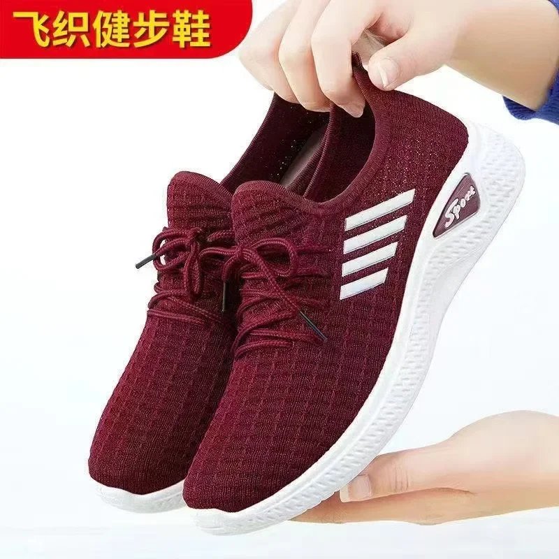 Women's Casual Sneakers Summer Comfortable Breathable Platform Shoes Fashion Women Versatile Lace-up Shoe кроссовки женские