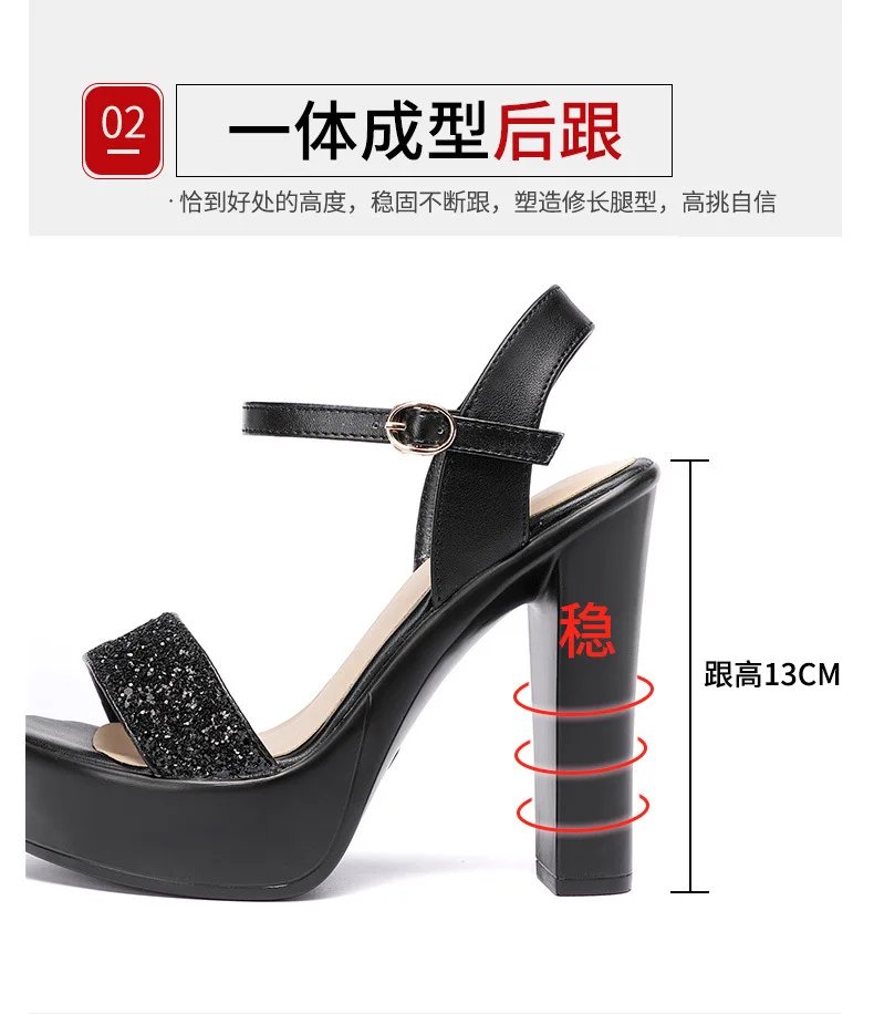 High quality sandals for women 8cm 10cm high heel 2025 summer size 32 33 42 43 platform open toe elegant shoe black gold silver