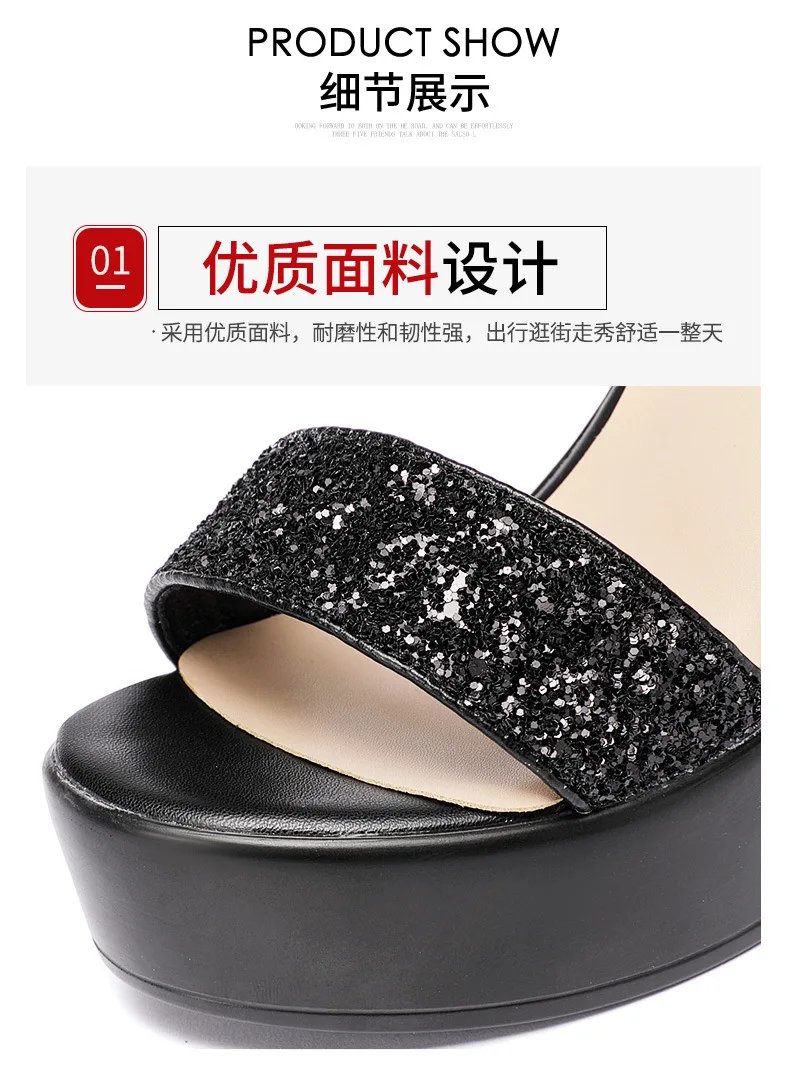 High quality sandals for women 8cm 10cm high heel 2025 summer size 32 33 42 43 platform open toe elegant shoe black gold silver