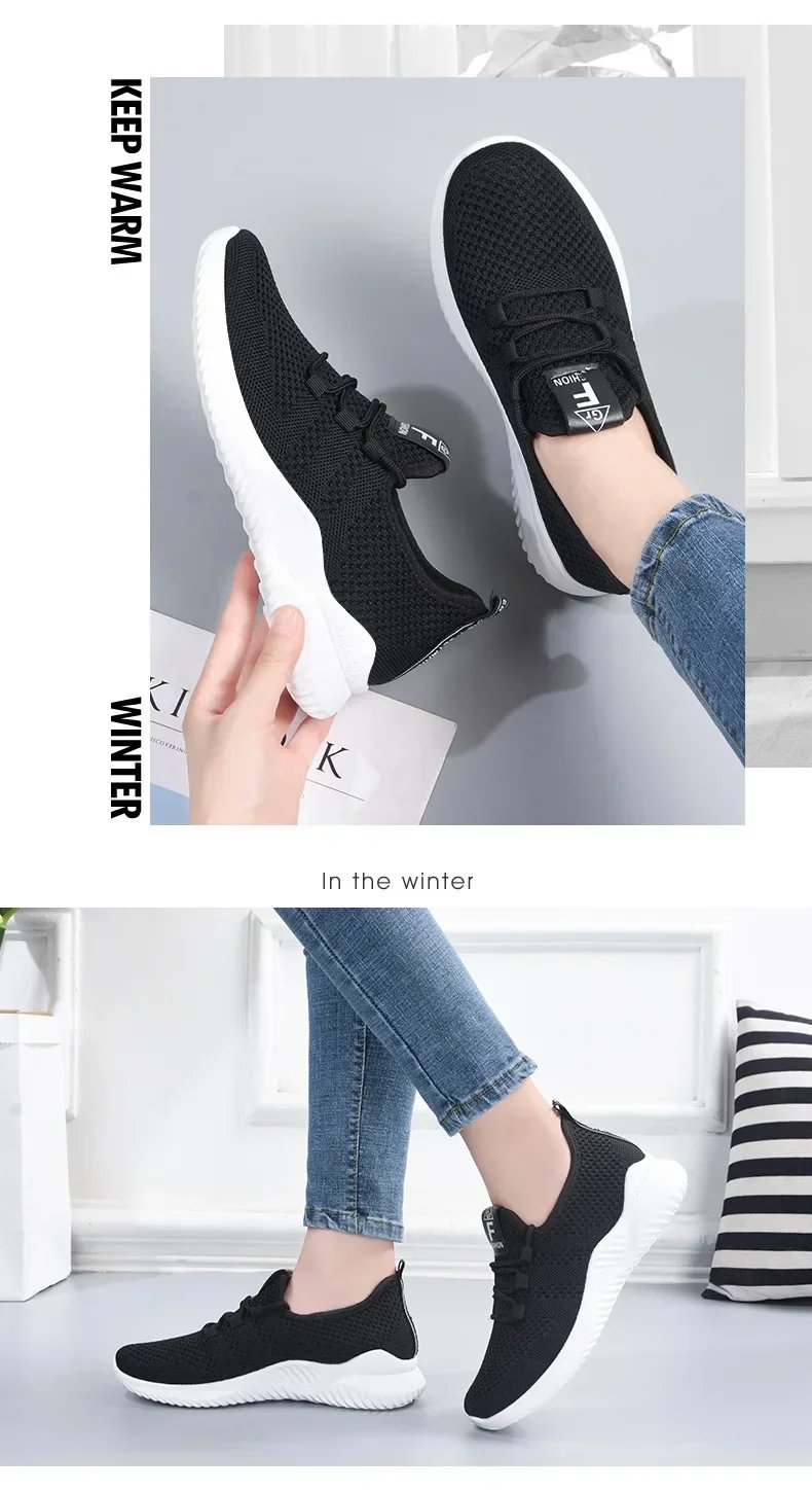 2023 Women's Casual Sneakers Summer Comfortable Breathable Platform Shoes Fashion Women Versatile Lace-up Shoe кроссовки женские