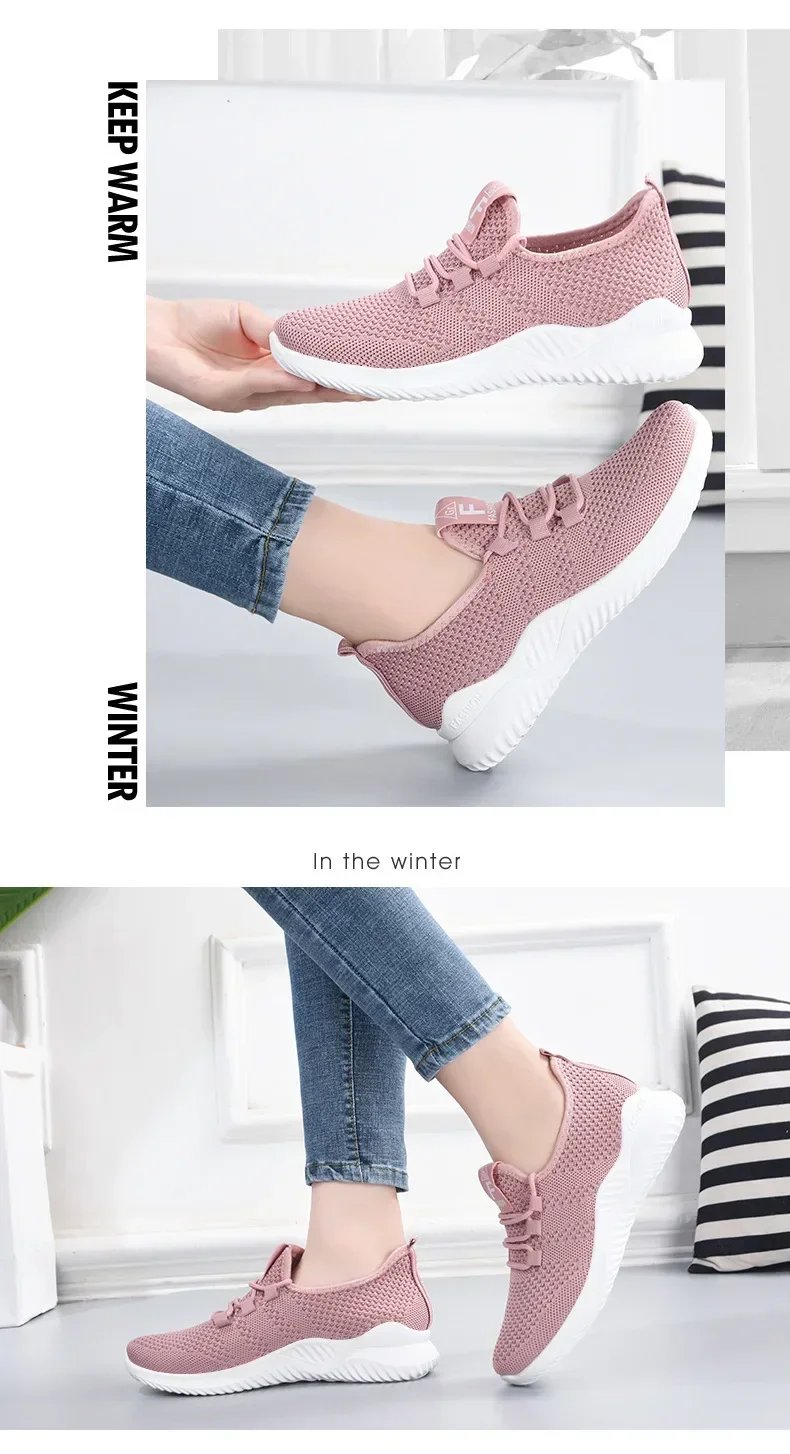 2023 Women's Casual Sneakers Summer Comfortable Breathable Platform Shoes Fashion Women Versatile Lace-up Shoe кроссовки женские