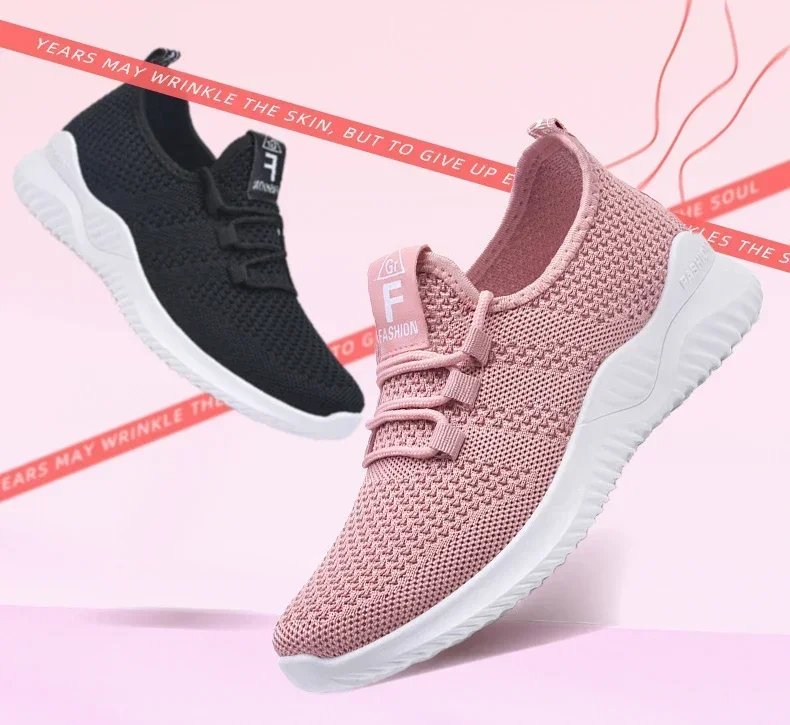2023 Women's Casual Sneakers Summer Comfortable Breathable Platform Shoes Fashion Women Versatile Lace-up Shoe кроссовки женские