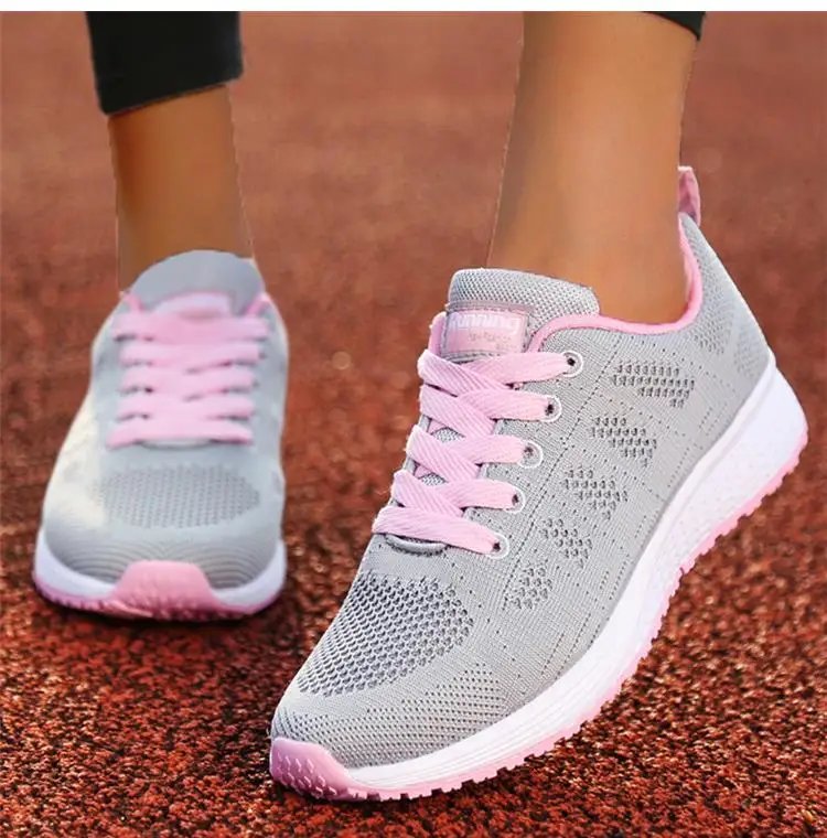 New Arrival Women Flats Footwear Shoes Woman Lace Up Flats Shoes Casual Sneakers Women's Shoes Soft Zapatos Mujer Plus Size