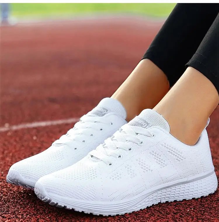 New Arrival Women Flats Footwear Shoes Woman Lace Up Flats Shoes Casual Sneakers Women's Shoes Soft Zapatos Mujer Plus Size