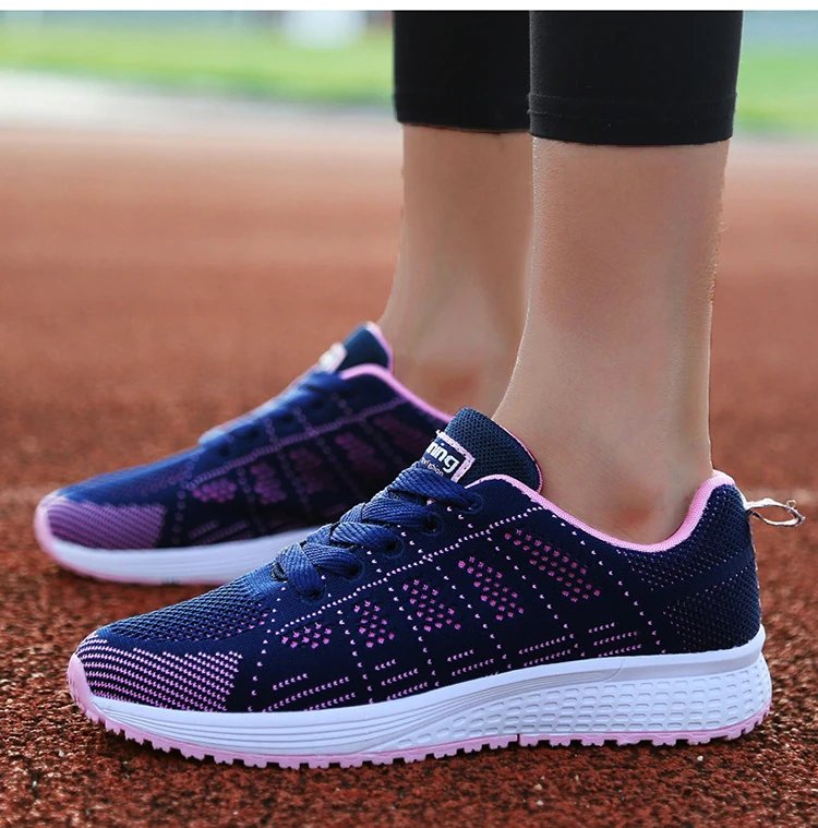 New Arrival Women Flats Footwear Shoes Woman Lace Up Flats Shoes Casual Sneakers Women's Shoes Soft Zapatos Mujer Plus Size
