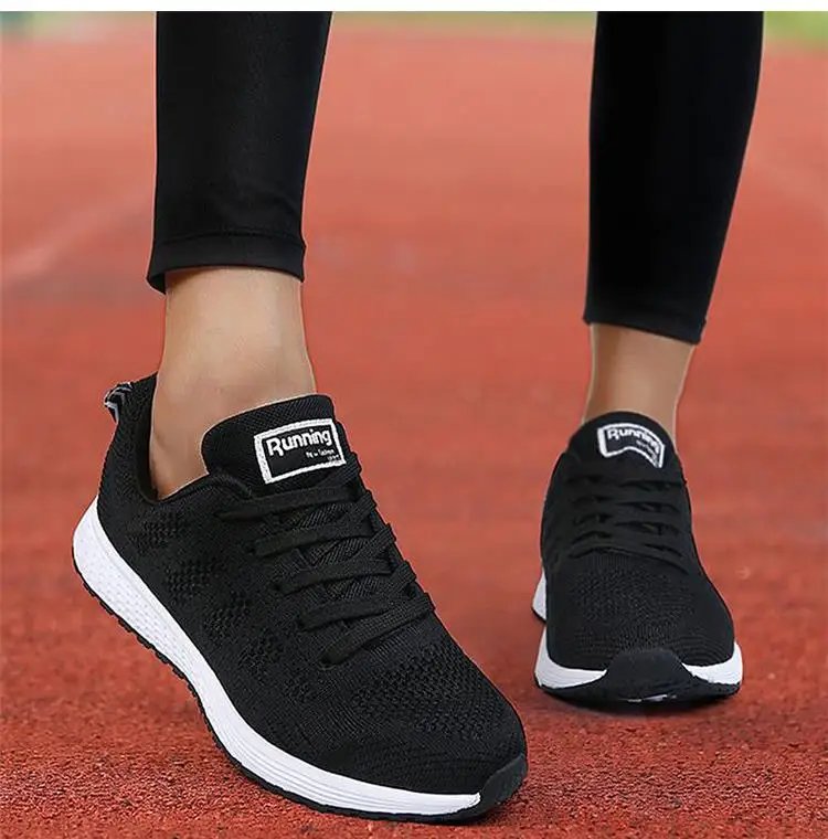 New Arrival Women Flats Footwear Shoes Woman Lace Up Flats Shoes Casual Sneakers Women's Shoes Soft Zapatos Mujer Plus Size
