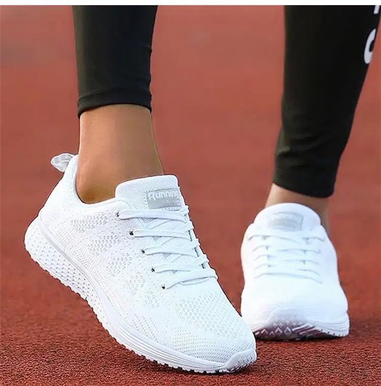 New Arrival Women Flats Footwear Shoes Woman Lace Up Flats Shoes Casual Sneakers Women's Shoes Soft Zapatos Mujer Plus Size