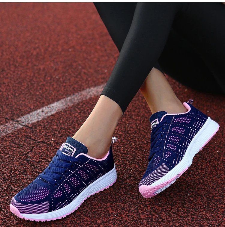 New Arrival Women Flats Footwear Shoes Woman Lace Up Flats Shoes Casual Sneakers Women's Shoes Soft Zapatos Mujer Plus Size