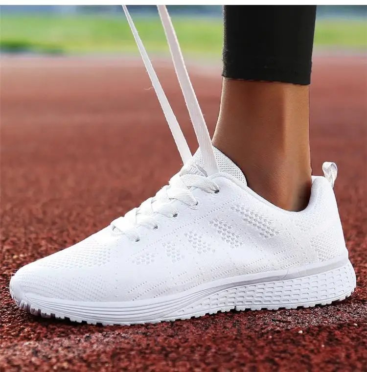 New Arrival Women Flats Footwear Shoes Woman Lace Up Flats Shoes Casual Sneakers Women's Shoes Soft Zapatos Mujer Plus Size