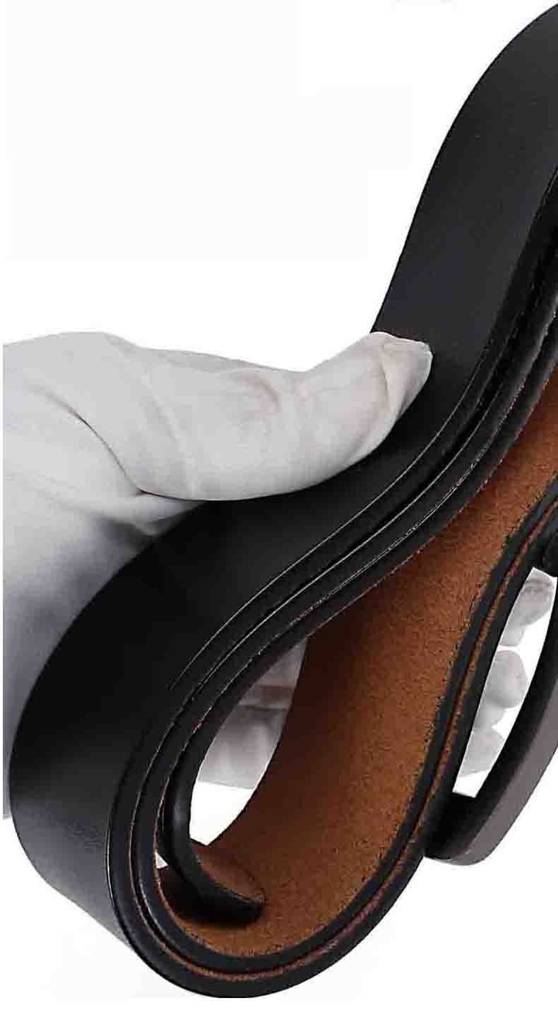 Plus Size 105 110 120 130 140 150 160 170cm Belt for Men Women Genuine Leather Alloy Metal Pin Buckle Waist Betls Straps