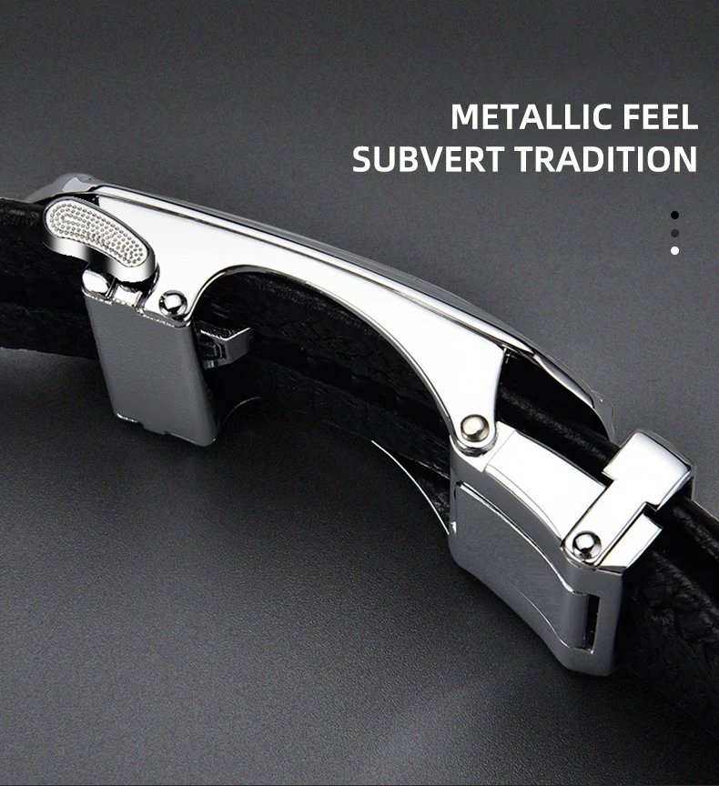 Belts for 3.5cm Width Sports Car Brand Fashion Automatic Buckle Black Genuine Leather Men's Jeans High Quality Waist Male Strap Belts for 3.5cm Width Sports Car Brand Fashion Automatic Buckle Black Genuine Leather Men's Jeans High Quality Waist Male Strap