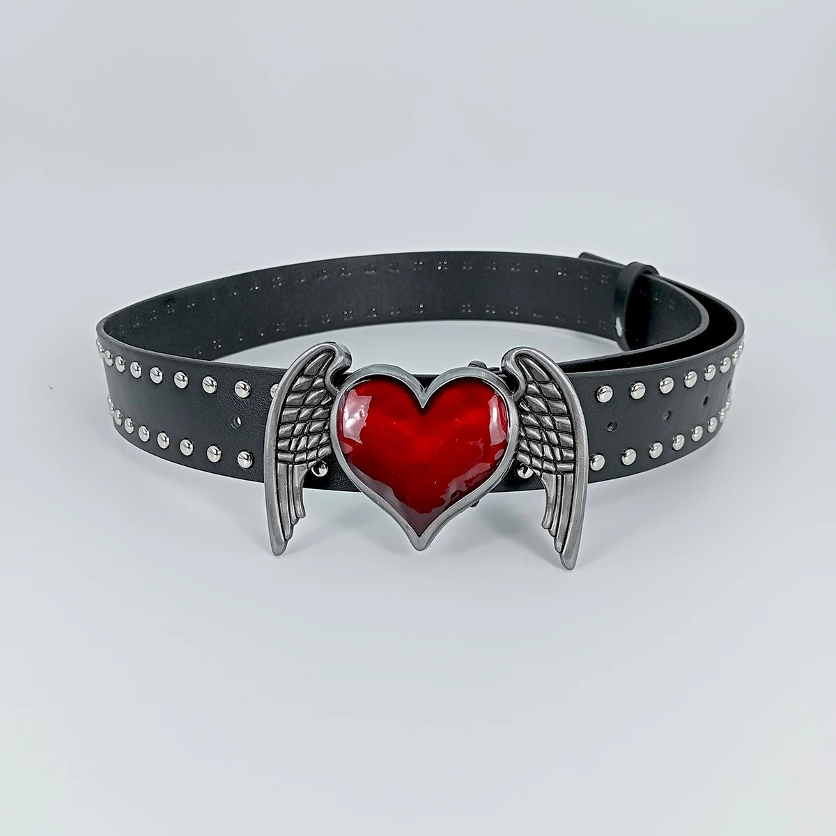Unisex Jeans Belt sword red heart Goth Y2k Fashion Belts For Women High Quality Luxury Brand Rivet Punk Accessory Men Waistband Unisex Jeans Belt sword red heart Goth Y2k Fashion Belts For Women High Quality Luxury Brand Rivet Punk Accessory Men Waistband