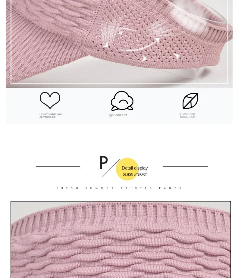 Fashion Folds Design Women Empty Top Hat Summer Solid Color Large Brim Sunscreen Hat Outdoor Elastic Fabric Sports Sun Cap