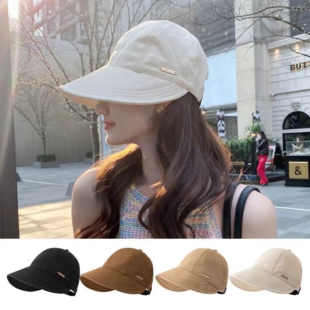 Foldable Wide Brim Sun Hat Drawstring Adjustable Caps for Men Women Beach Hats Summer Quick-drying Visors Fisherman Cap