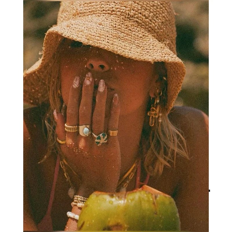 Designer  Raffia Straw Bucket Hat Women Summer Bikini Beach Hat Female Korean Travel Sun Protection Breathable Fisherman Hat