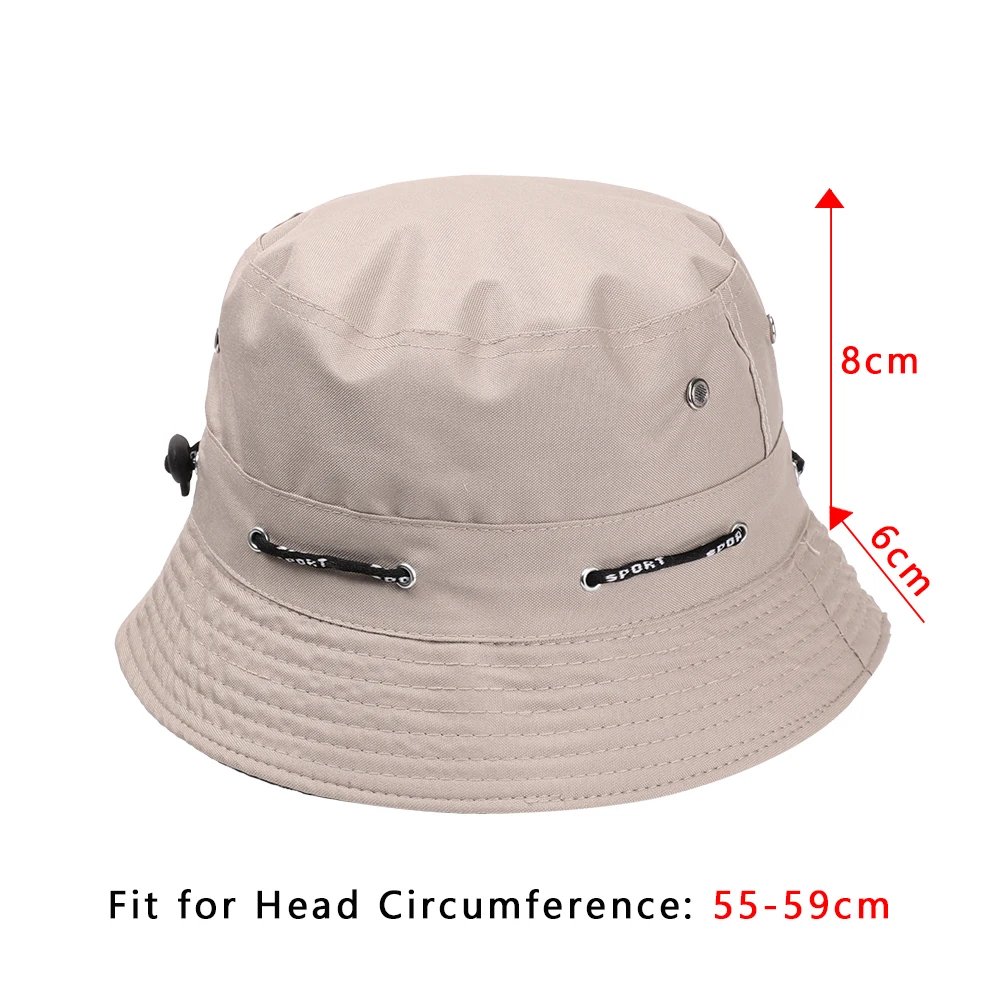 Fisherman Cap Fashion Candy Color Sun Cap Unisex Casual Cotton Bucket Hat Spring Summer Outdoor Sunscreen Beach Cap Panama Hat