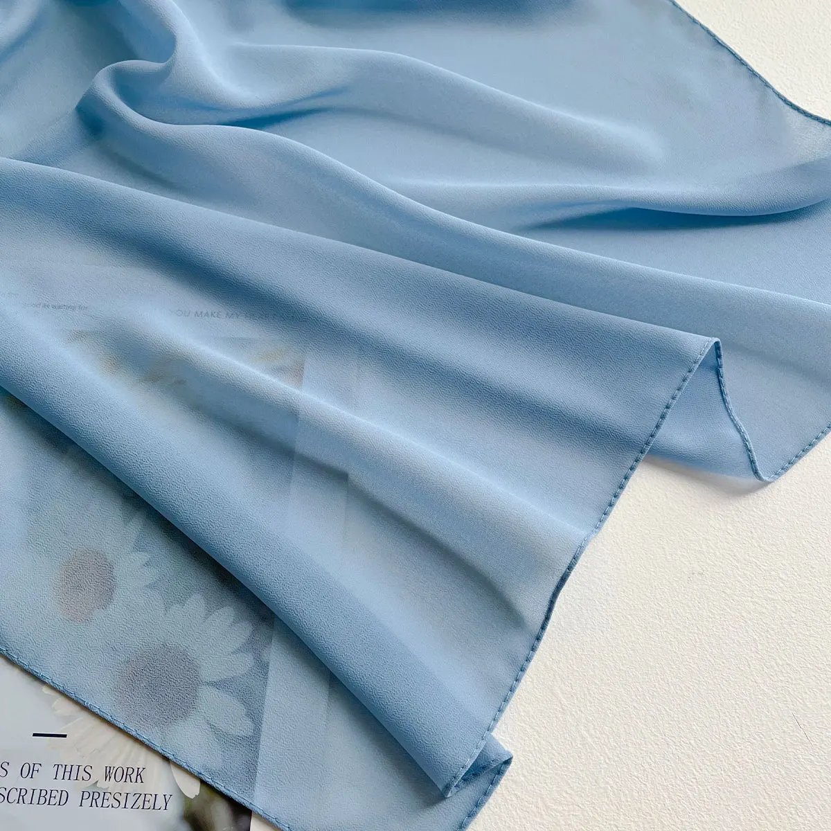 2025 New Elegant Modest Women Bubble Chiffon Solid Color Muslim Head Scarf Ladies Shawl and Wrap Female Foulard Hijab Stoles