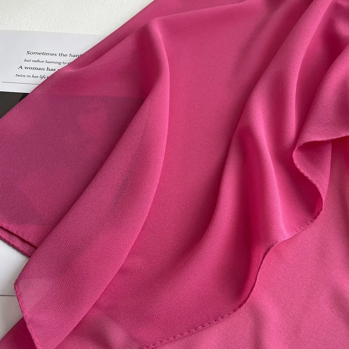 2025 New Elegant Modest Women Bubble Chiffon Solid Color Muslim Head Scarf Ladies Shawl and Wrap Female Foulard Hijab Stoles