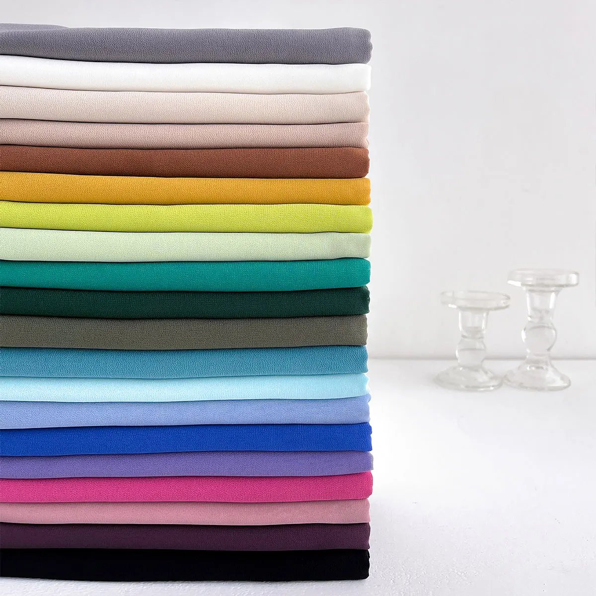 2025 New Elegant Modest Women Bubble Chiffon Solid Color Muslim Head Scarf Ladies Shawl and Wrap Female Foulard Hijab Stoles