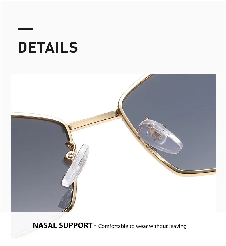 Vintage Special-Shaped Sunglasses Women Men Square Sun Glasses Female Retro Polygon Oculos De Sol ﻿for Male Eyeglass Eyewear