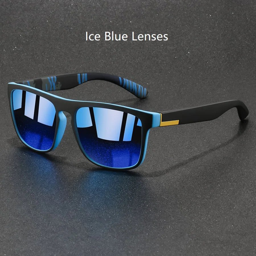 Fashion Vintage Square Sunglasses Men Women Fishing Driving Man Luxury Brand Designer Sun Glasses  Retro Eyewear UV400