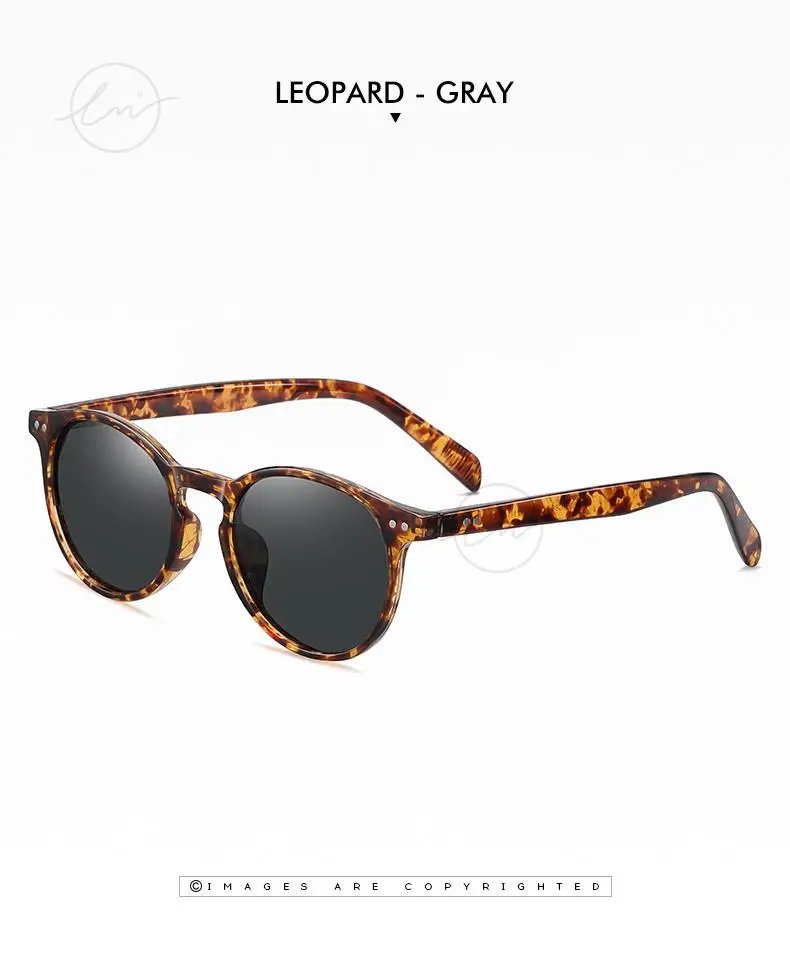 LM Retro Round Sunglasses Women Men Ultralight TR90 Polarized Unisex Driving Shades Vintage Sun Glasses UV400 Gafas De Sol