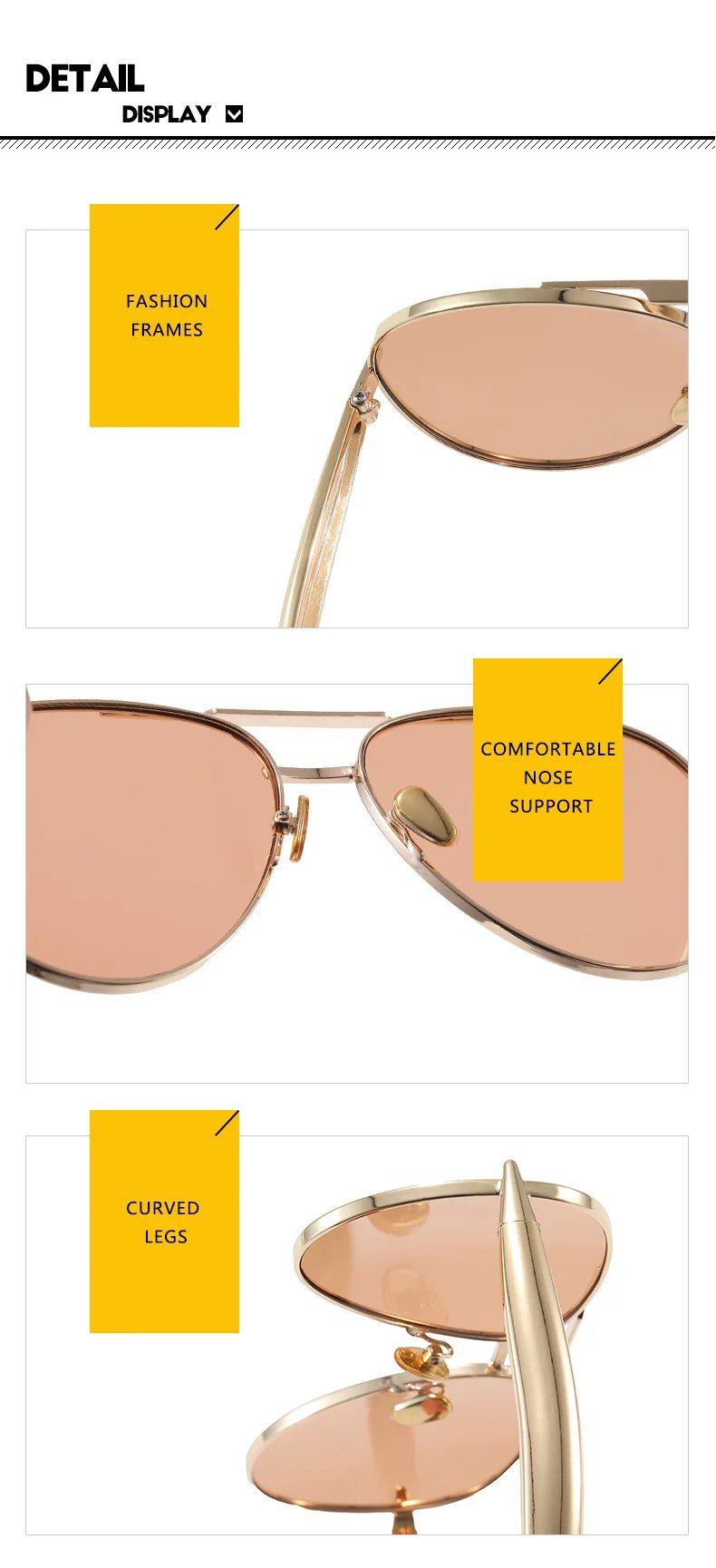 New Retro High Quality Round Sunglasses For Women Men Original Sun Glasses Fashion Ladies Shades UV400 Eyeglasses
