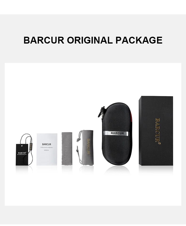 BARCUR Classic Polarized Sunglasses For Both Men Women Essential For Outdoor Driving Business Leisure Sunglasses