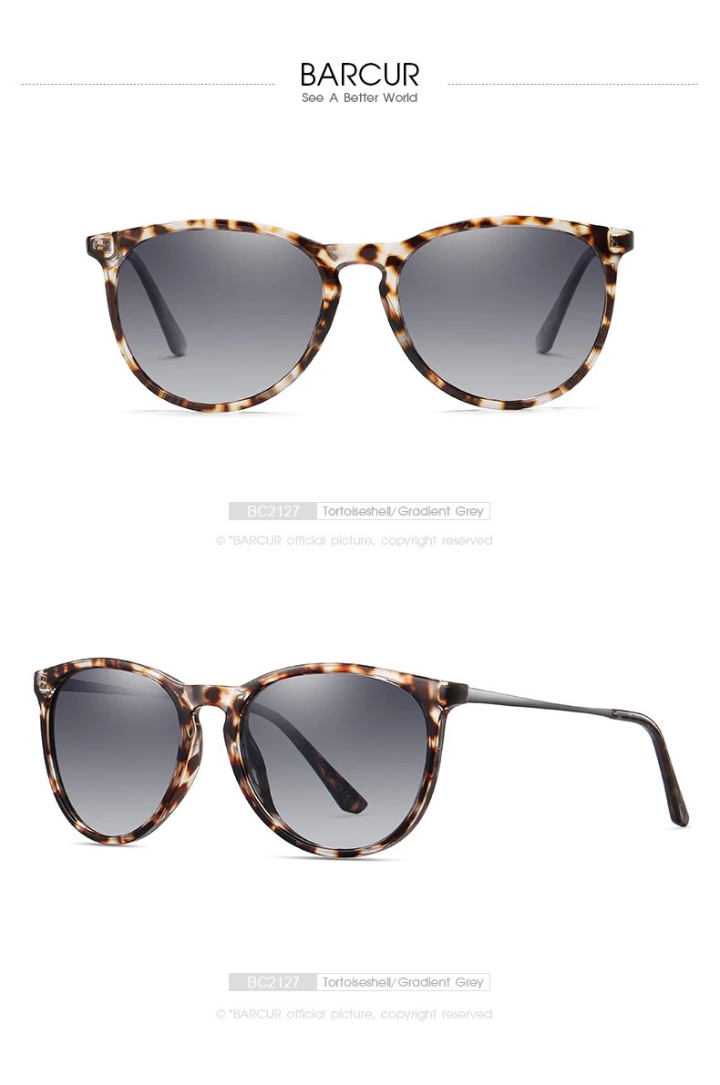 BARCUR Classic Polarized Sunglasses For Both Men Women Essential For Outdoor Driving Business Leisure Sunglasses