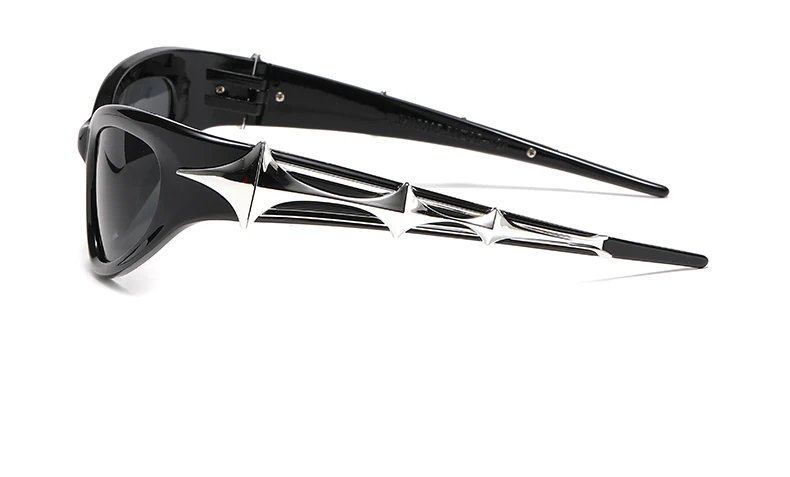 Y2k Fashion Punk Sports Sunglasses for Men Women Luxury Brand Designer Sun Glasses Men's Vintage Shades UV400 Goggle Eyewear