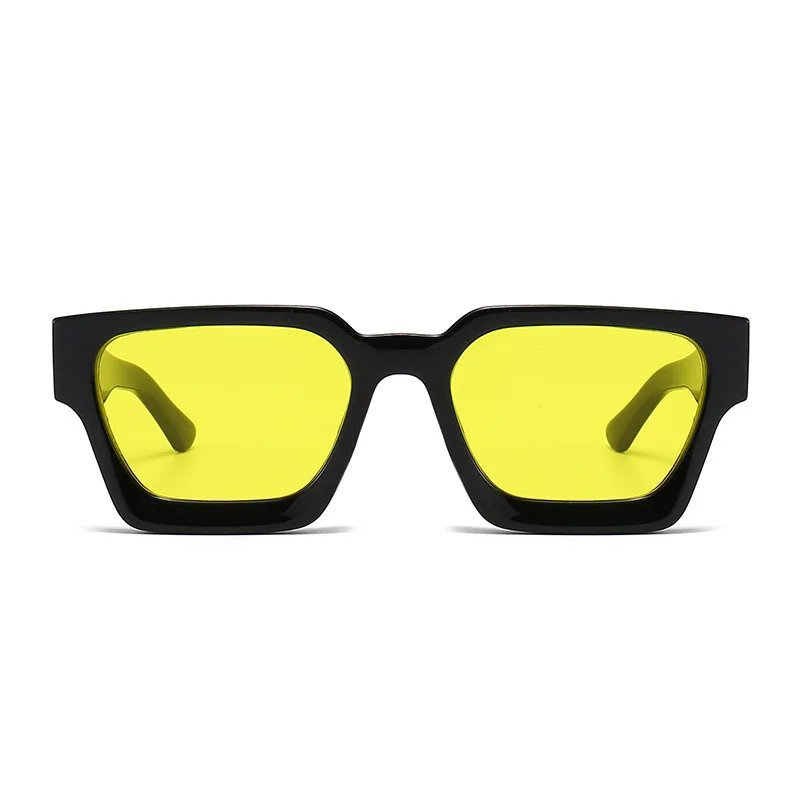 SHAUNA Ins Popular Women Square Sunglasses Retro Men Tinted Shades UV400