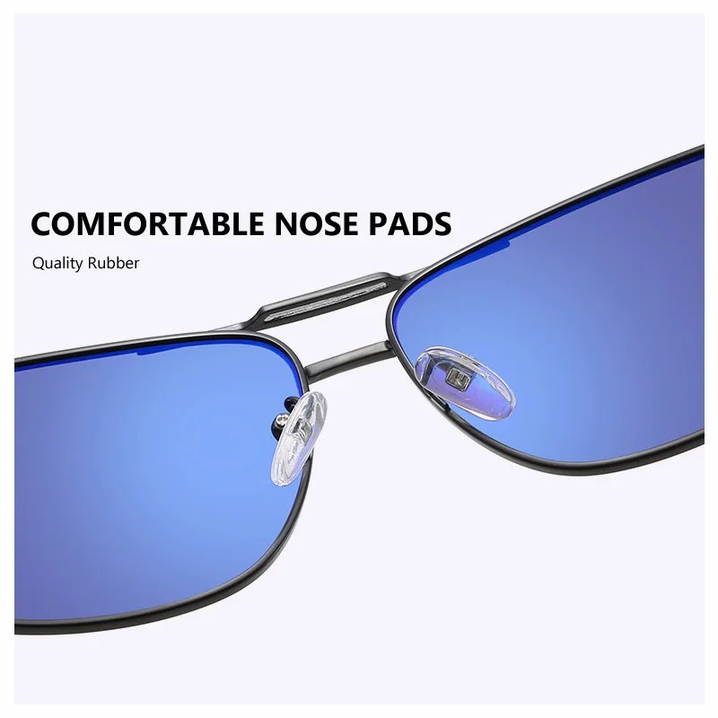 AOWEAR Retro Polarized Sunglasses for Men Women Driving UV400 Vintage Sun Glasses Unisex Mirror Eyewear with Case