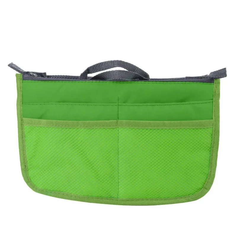 Organizer Insert Bag Women Nylon Travel Insert Organizer Handbag Purse Large Liner Lady Makeup Cosmetic Bag Cheap Female Tote