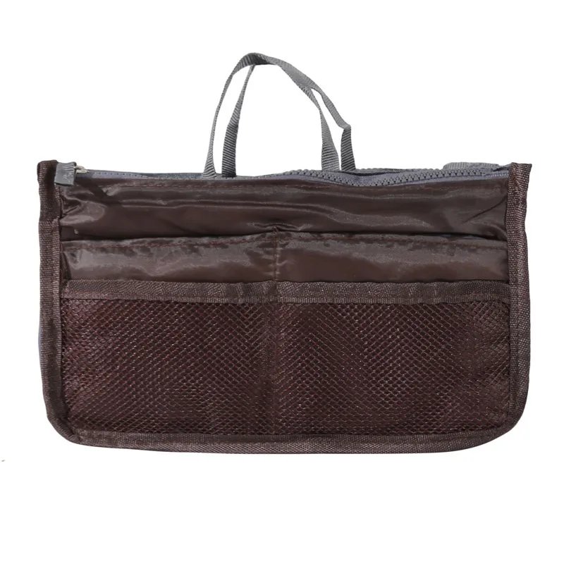 Organizer Insert Bag Women Nylon Travel Insert Organizer Handbag Purse Large Liner Lady Makeup Cosmetic Bag Cheap Female Tote