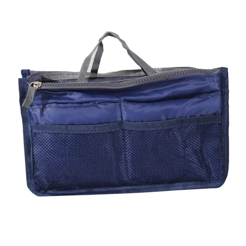 Organizer Insert Bag Women Nylon Travel Insert Organizer Handbag Purse Large Liner Lady Makeup Cosmetic Bag Cheap Female Tote